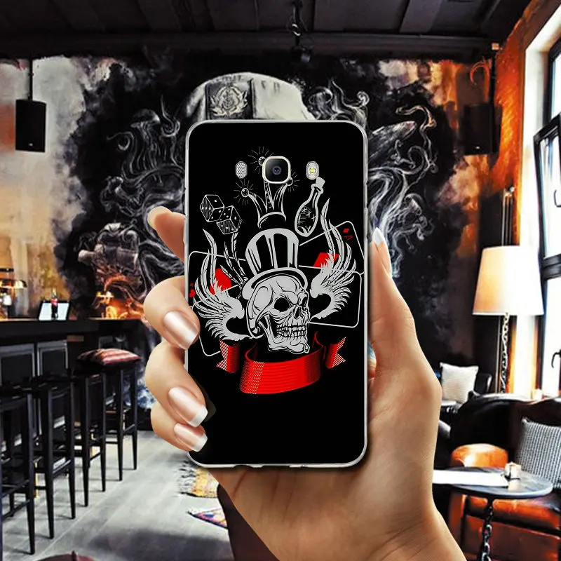 Hero Amoled абстрактный Темный мягкий чехол для телефона Samsung Galaxy Core A3 A5 A7 A8 A9 A9S Star 2016 2017