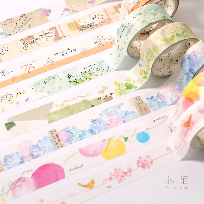 

Комбинированная лента, излишки, белая серия, креативные декоративные наклейки DIY, 4 модели