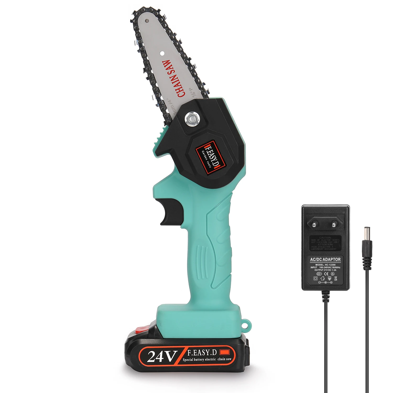 

24V Rechargeable Small Electric Saws Portable Electric Pruning Saw Woodworking One-handed Electric Saw Garden Electric Chain Saw
