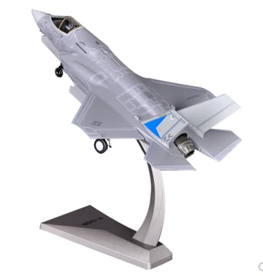 B 1: 72 F35B истребители металлическая модель самолета F-35 молния II самолет для коллекции детские подарки коробка - Цвет: B