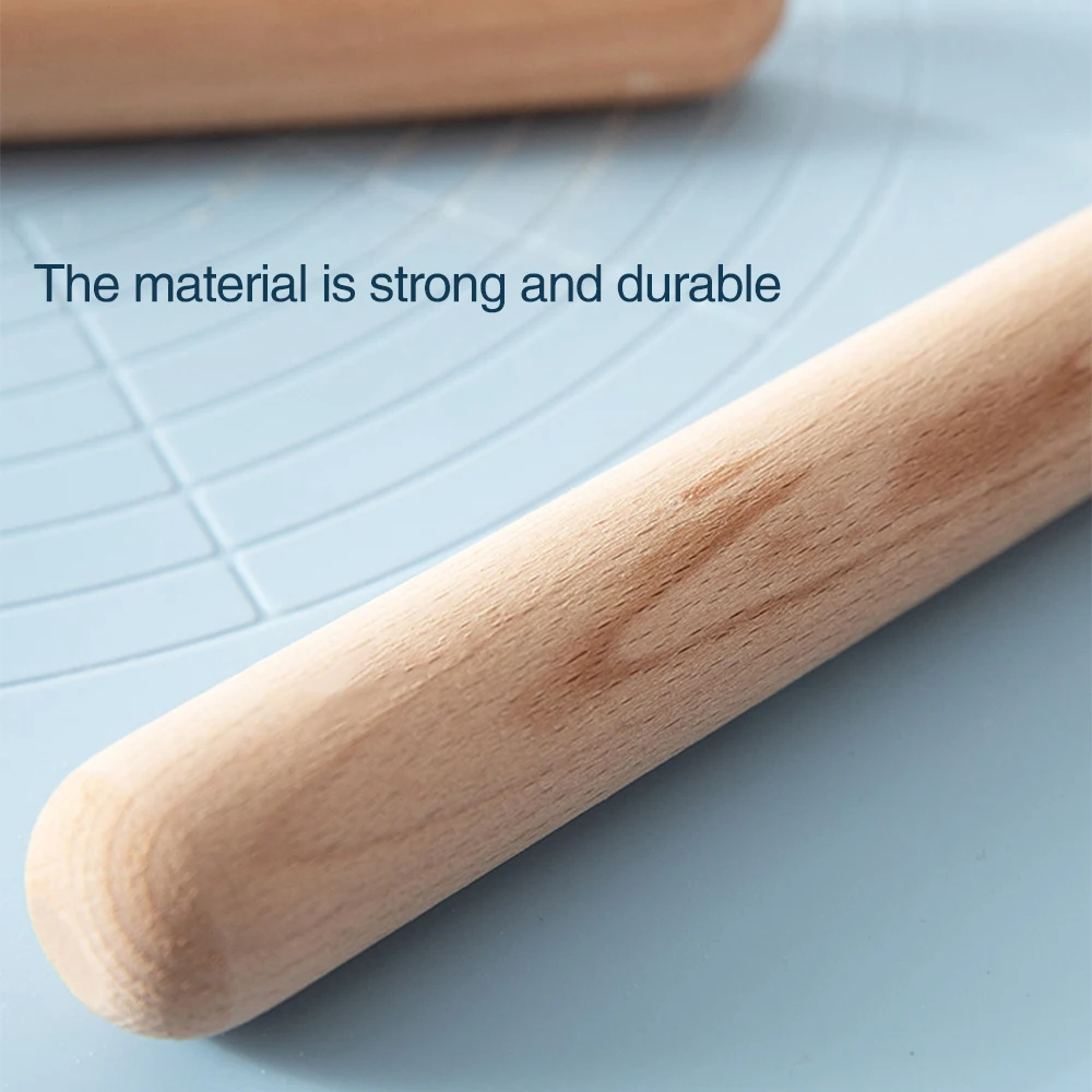 

Japan-Style Kitchen Wooden Rolling Pin Kitchen Cooking Baking Accessories Crafts Baking Fondant Cake Decoration Dough Roller