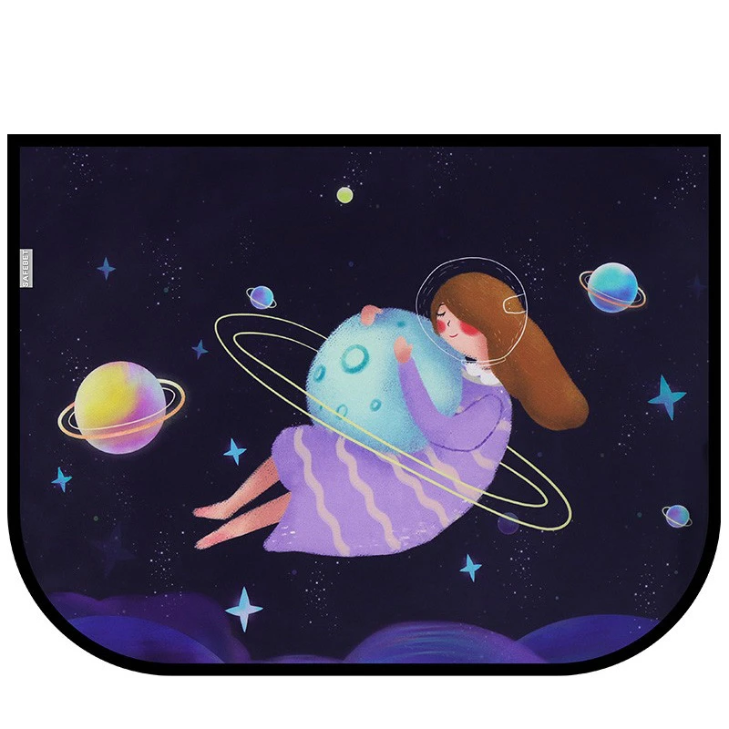 

2PCS Universal Car Sun Shade Cover UV Protect Curtain Side Window Sunshade Cover For Baby Kids Cute Cartoon Car Styling