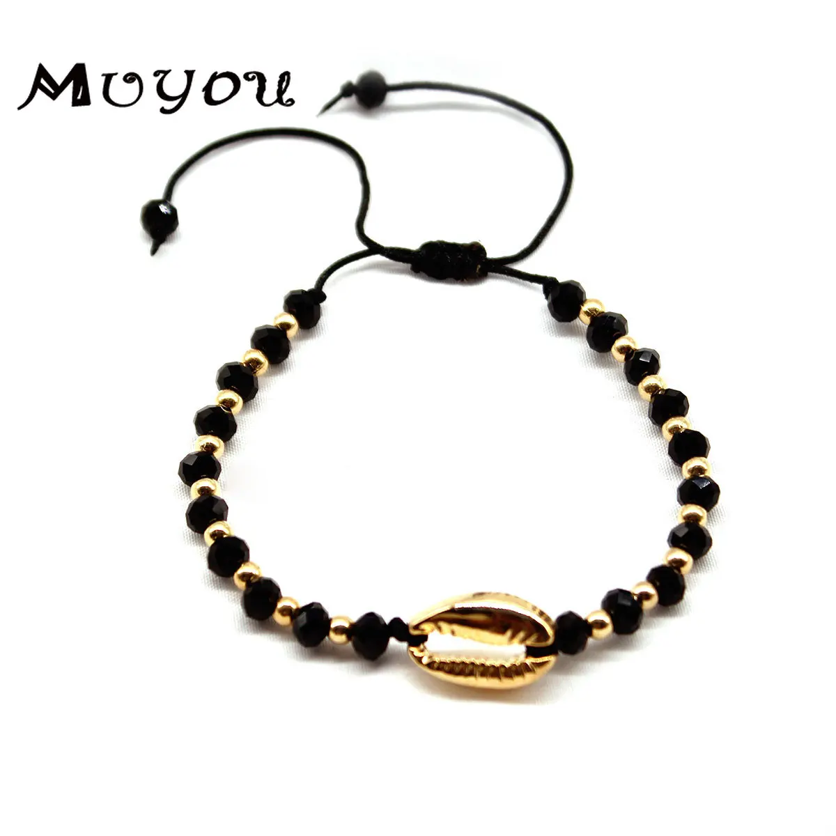 Трендовые регулируемые браслеты ручной работы с бантиком из золотого