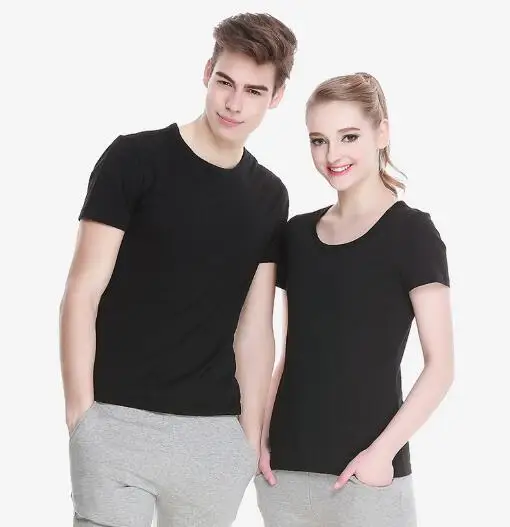 

New men's round neck cotton short sleeve t-shirt