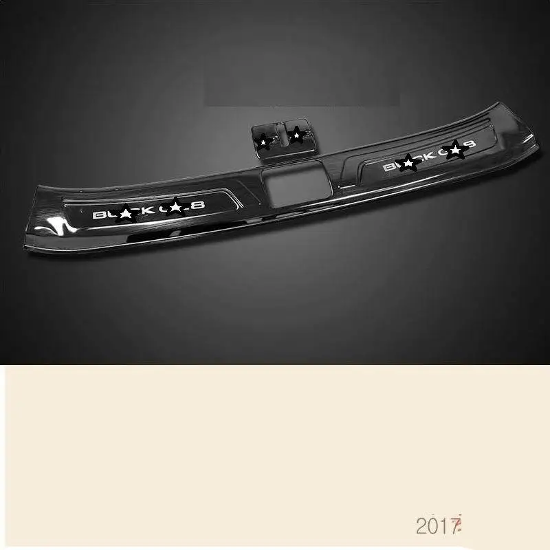 Модифицированные декоративные хромовые задние панели багажника педаль дверная