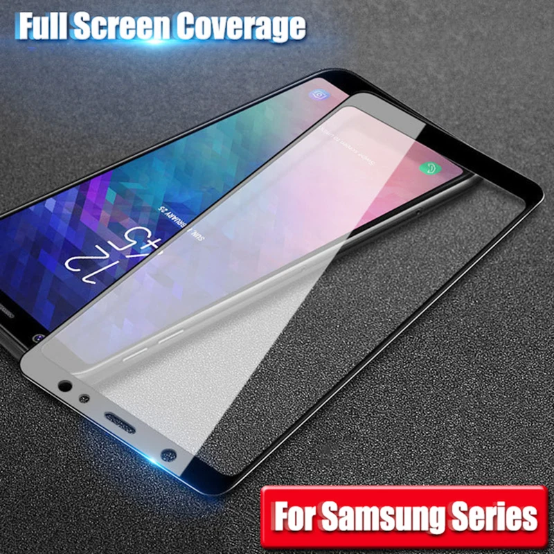 Защитная пленка для экрана Samsung Galaxy A6 2018 A9 A8 A7 A5 из закаленного стекла 9H 6 7 8 9 5 |