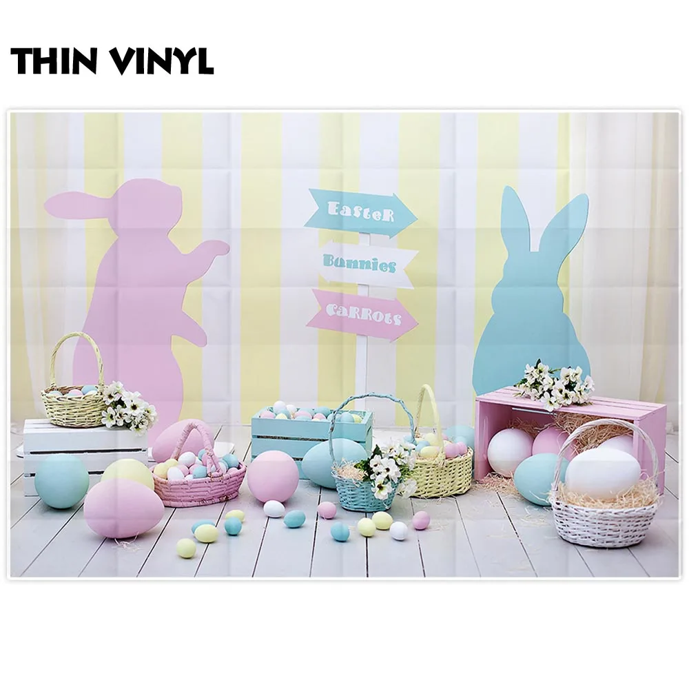 Allenjoy фон для фотосъемки пасхальное яйцо Кролик Весенний детский душ Фотофон