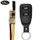 433 мини RF пульт дистанционного управления Переключатель 315 4,2 V 4,5 V 6V 7,4 V 9V 12V контакт реле Беспроводной коммутатора без COM NC спусковой кнопки дистанционного 100 наборы для ухода за кожей