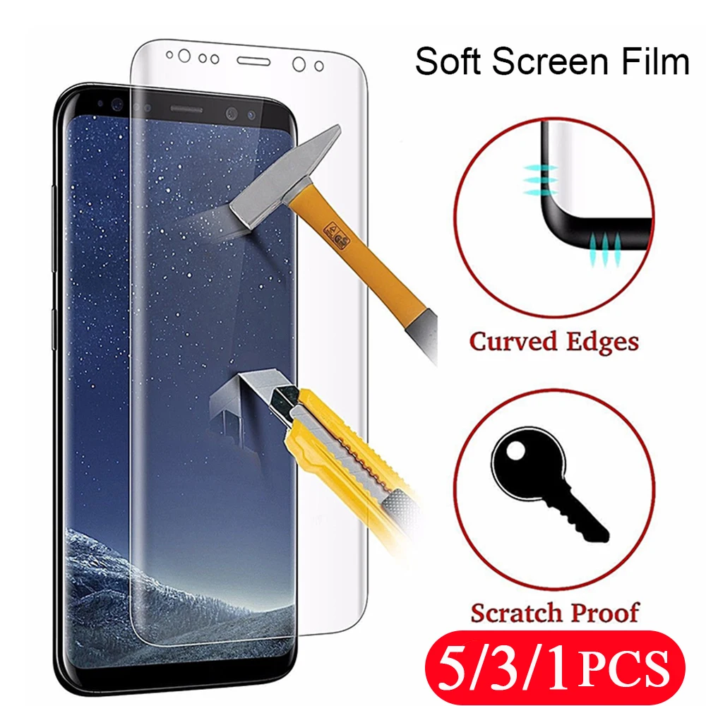 

5/3/1Pcs for samsung galaxy note 8 9 10 lite plus pro 20 Ultra tempered glass protective film phone screen protector smartphone