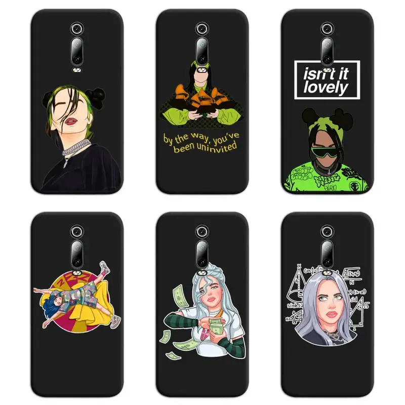 

Cute Singer Girl Phone Case For Redmi 9A 9 8A Note 11 10 9 8 8T Pro Max K20 K30 K40 Pro