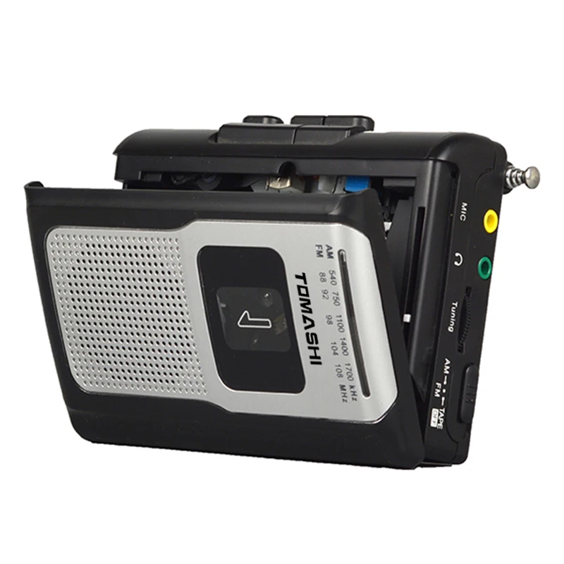 Кассетный плеер Walkman магнитофон FM AM радио колонки музыка для пожилых новостей