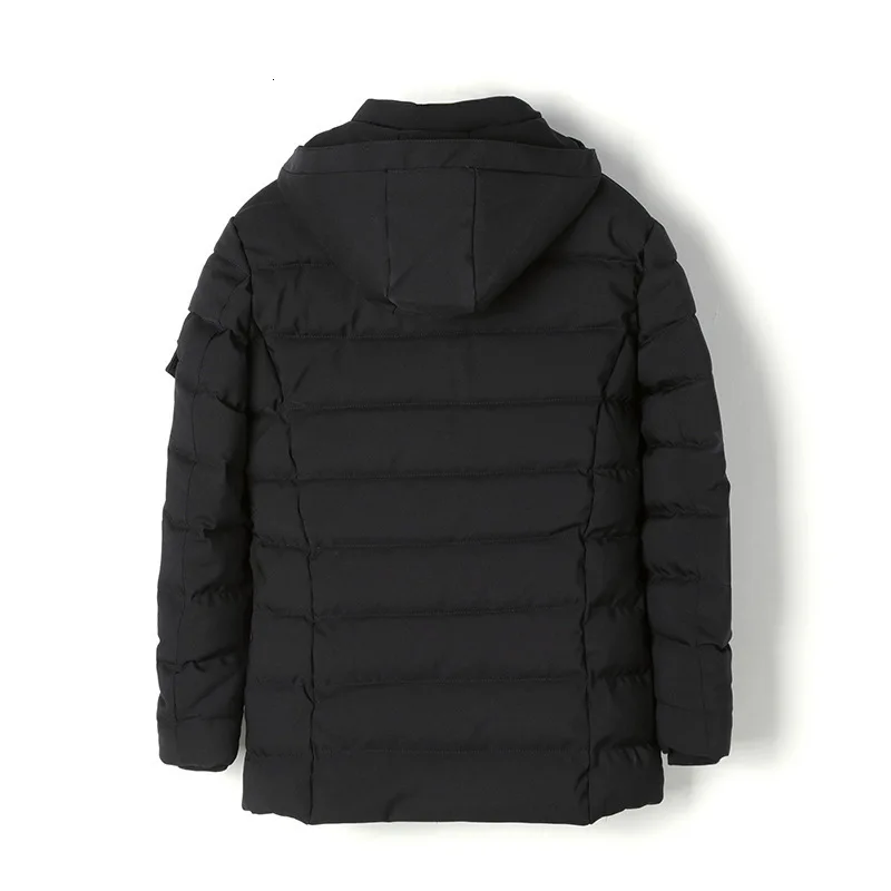 Winter Long Fund Cotton-padded Clothes Male Even Hat Man Loose Coat Men's Leisure Time Cotton Cotton-padded Jacket