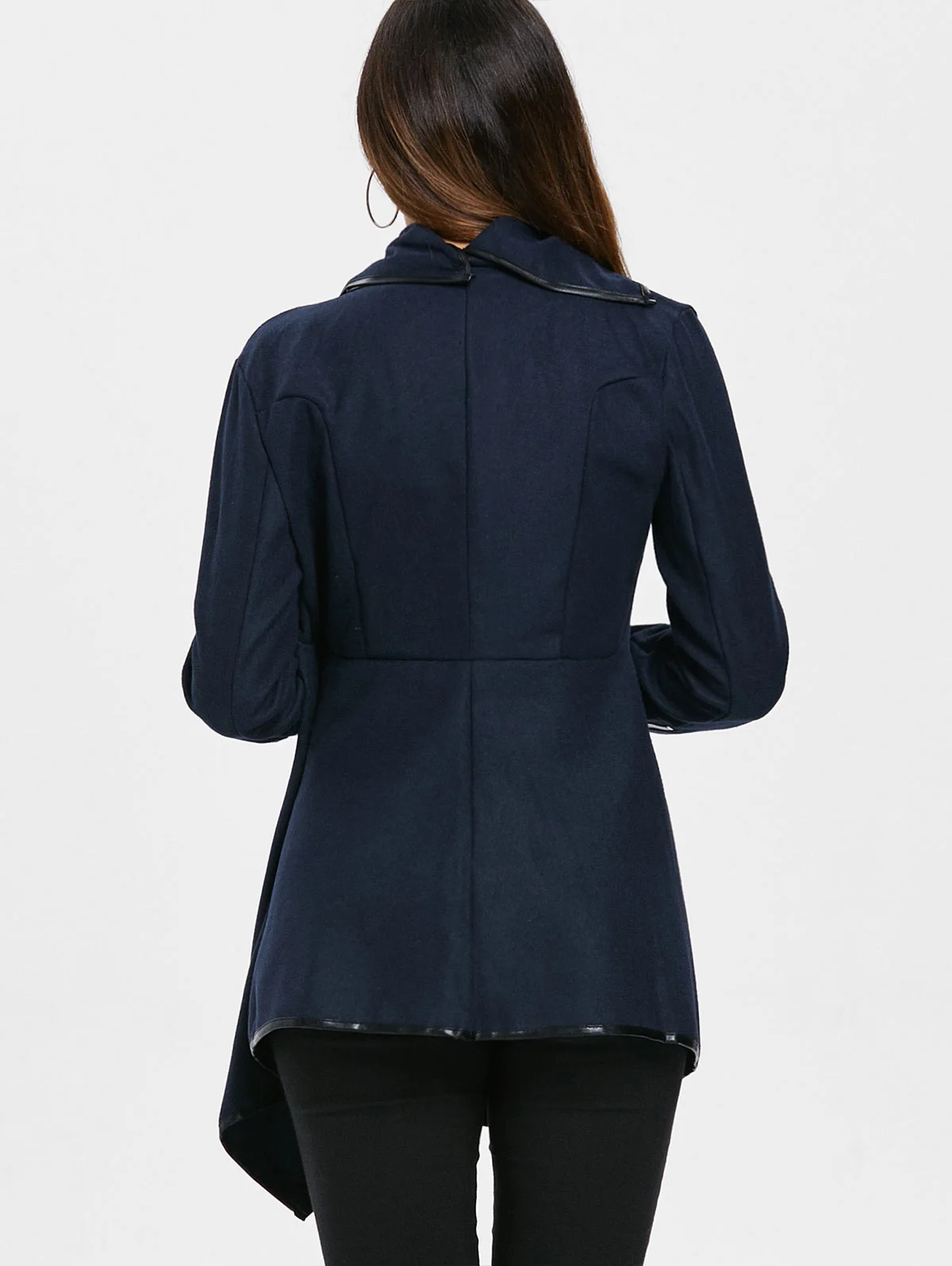 ROSEGAL Women Short Woolen Coat 2019 Jacket Female Long Sleeves Jackets Elegant Trench Asymmetric Slim Blends Wool Camel | Женская