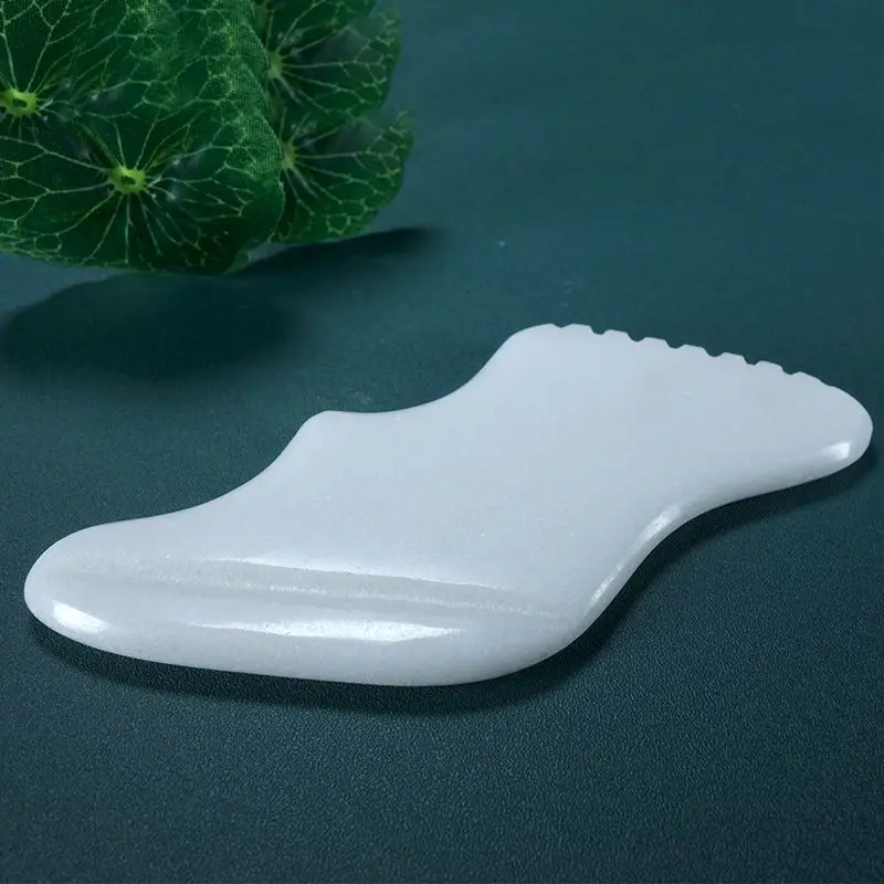 1 шт. гуашь скребок белого нефрита гуаша доска Натуральный камень выскабливание