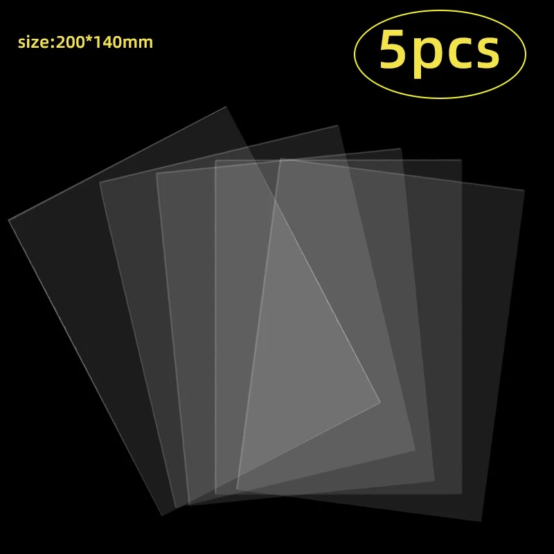 5 шт. FEP пленка 140x200 мм x 0 15 DLP LCD SLA Смола 3D принтер для Elegoo Mars Wanhao Дубликатор D7