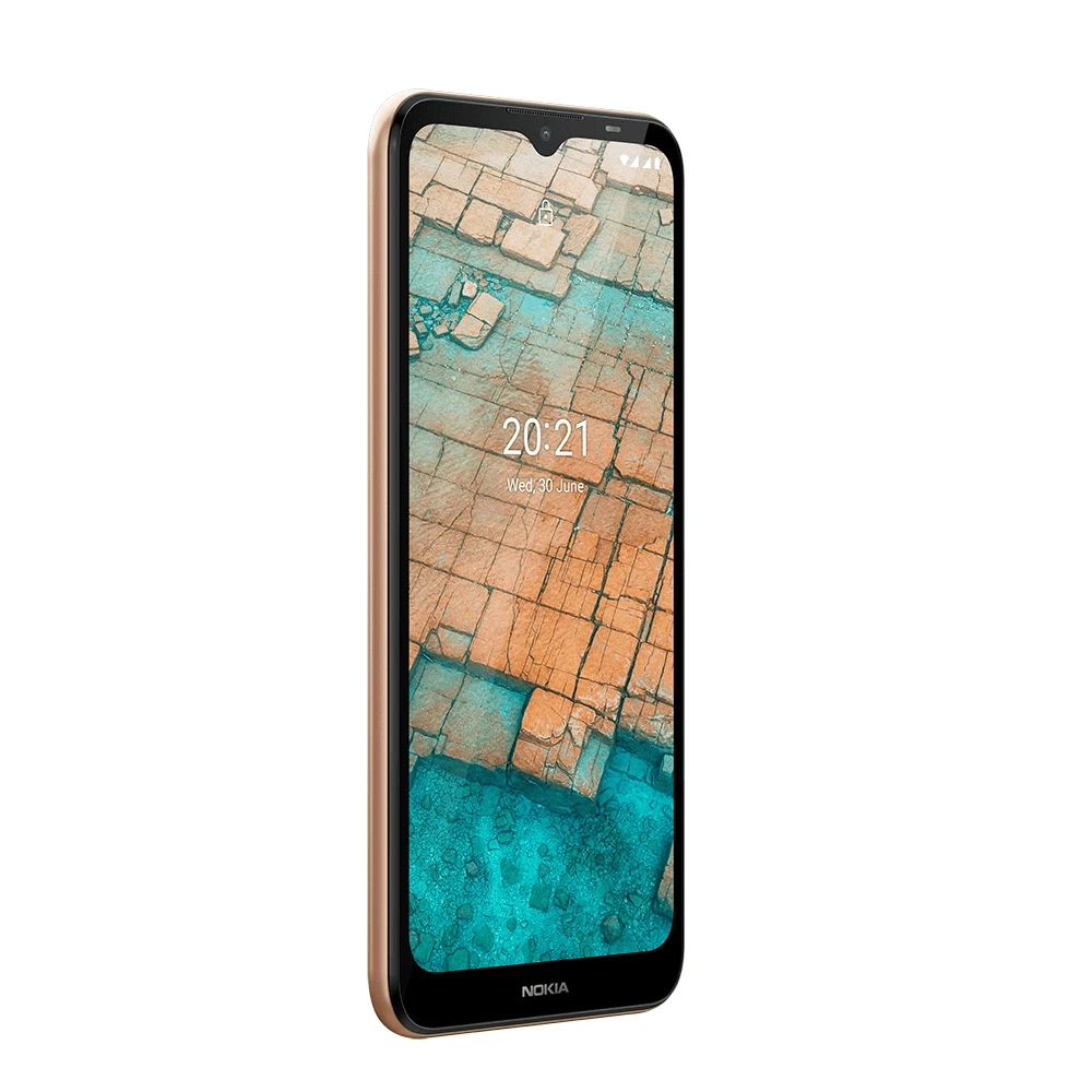 Smartphone NOKIA C20 DS TA-1352 | HD + 6.5 &quot| 2400 x 1080 2GB 32GB 5 MP / 2 Sim Micro USB 3000 mAh face recognition durable body