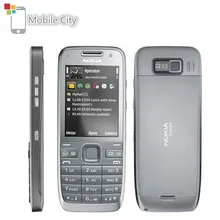 Used Nokia E52 Mobile Phone WIFI GPS 3G Support Arabic Russian Keyboard Unlocked Cell Phone