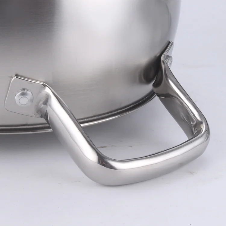 Кастрюля для супа из утолщенной нержавеющей стали с жемчугом и двойной