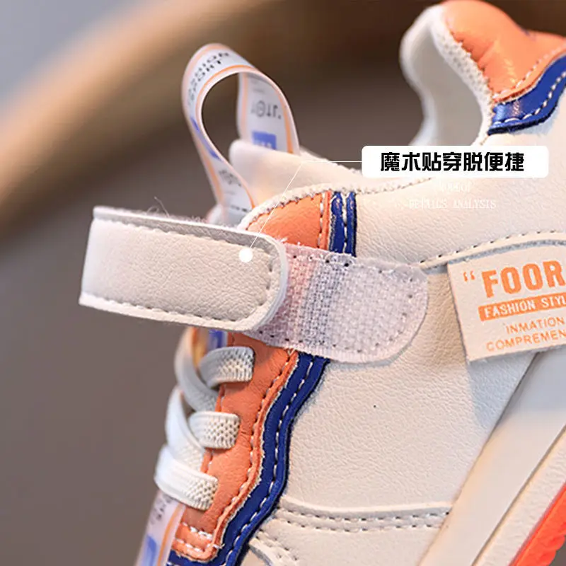 

Little White Shoes, Spring 2021, Kids'cleats, Non-slip Soft Soles, Boys'breathable Casual Shoes, Sneakers