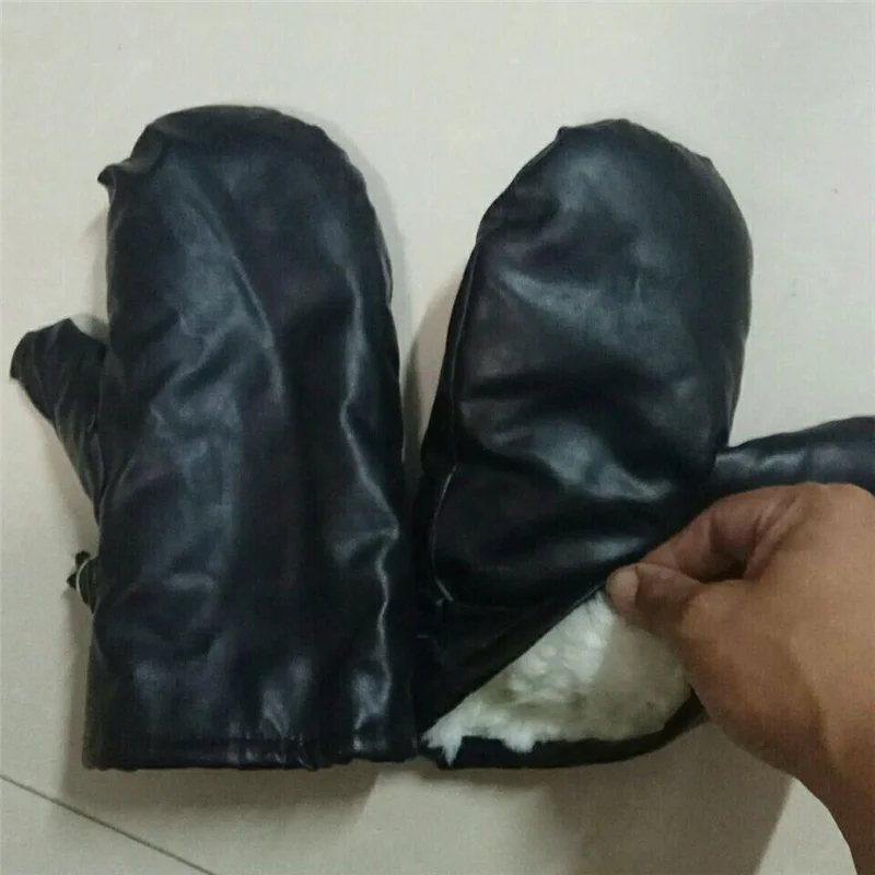 Новинка 2022 женские зимние лыжные перчатки с подкладкой из натуральной шерсти для