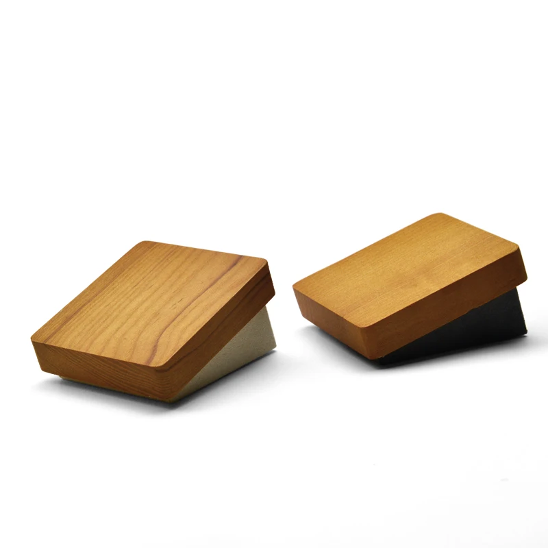 Oirlv Новый витринный стенд для ожерелья из цельного дерева с подвеской микрофибры