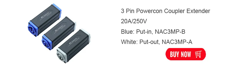 100 шт./лот 3 Pin power con Панельное крепление NAC3MP-A/B гнездо питания шасси сценический светильник Разъем питания Разъем speakON 20A/250 В