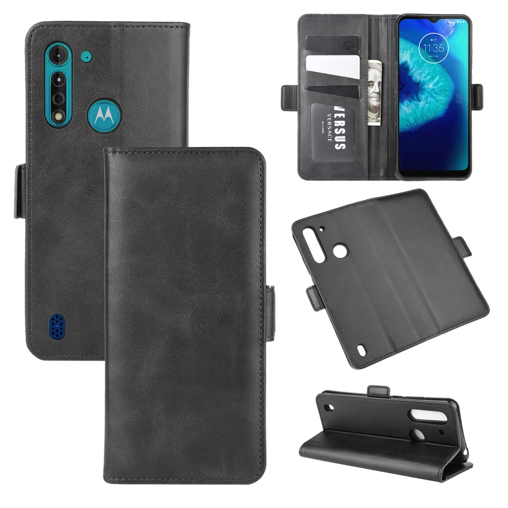 

Кожаный чехол-книжка для MOTO G8 Power lite
