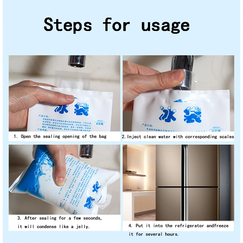 10 шт. Многоразовые Пакеты для холодильника снятия симптомов боли | Багаж и сумки