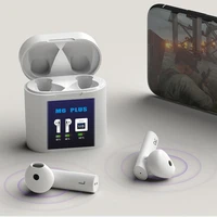 temperature measuring wireless bluetooth led display mini sports headset