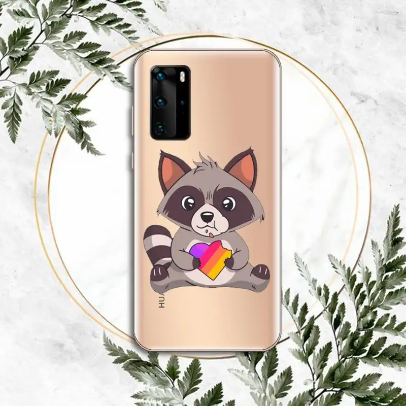 

likee cat Phone Cases Clear Transparent for huawei honor P 40 30 20 lite Pro 10 i 8 9 x p smart 2019
