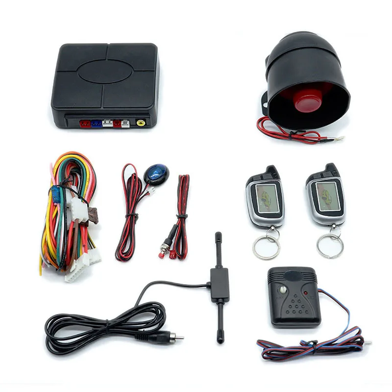 

Universal Two-Way Car Anti-Theft Alarm Remote Control Central Door Locking Security System Engine Lock Electronic Warning Device
