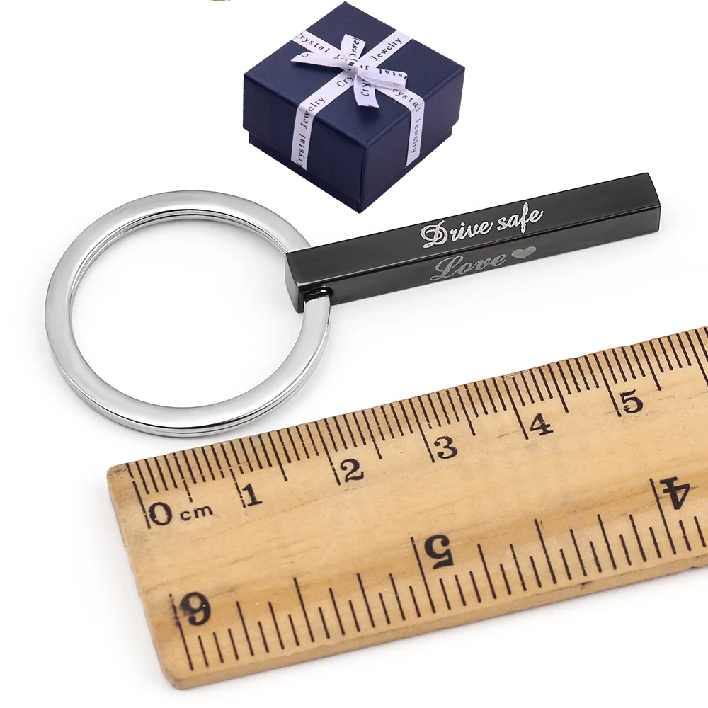 Ожерелье с квадратным кулоном из нержавеющей стали гравировкой по четырем