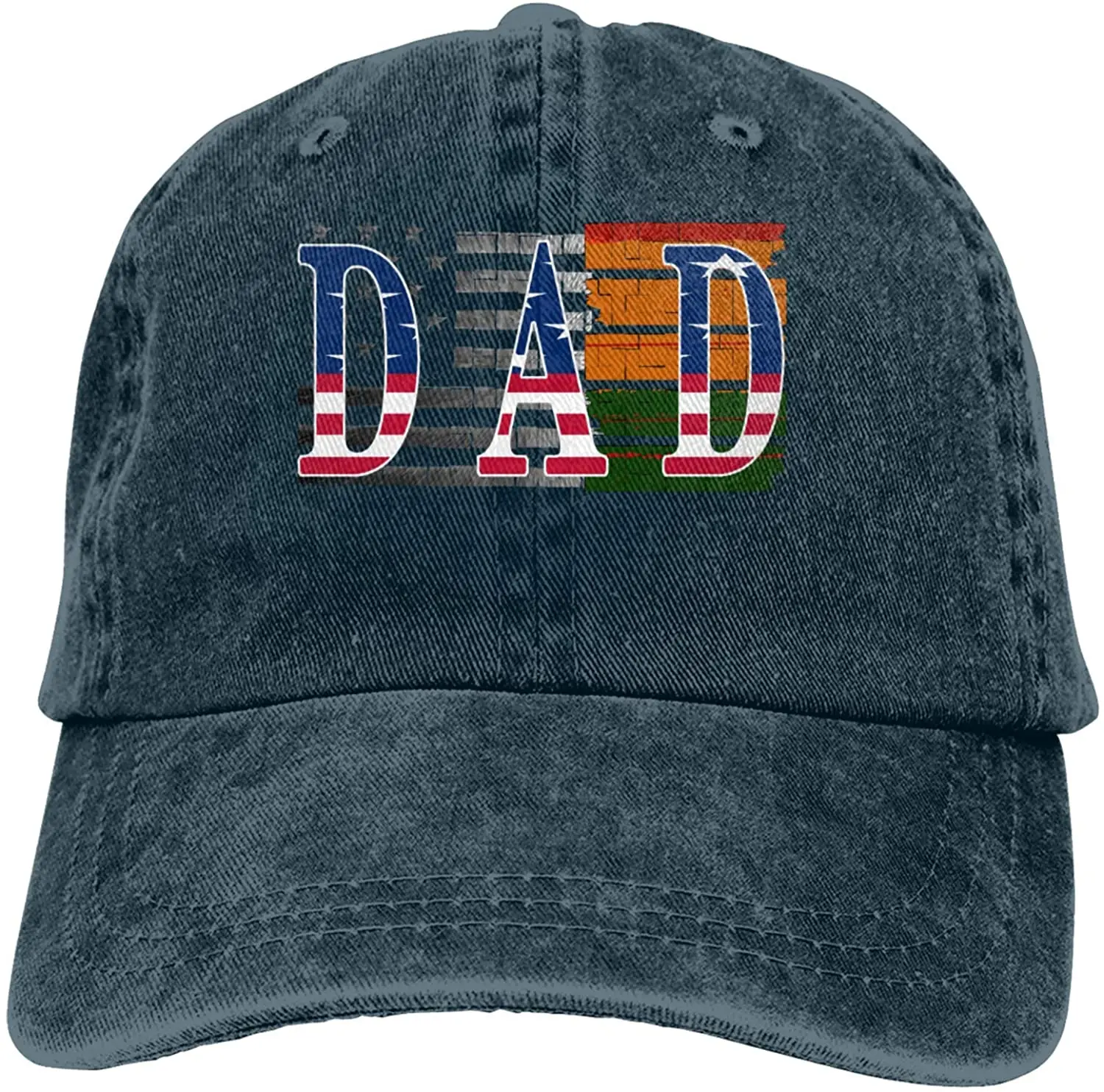 

Vietnam Veteran Dad Sports Denim Cap Adjustable Unisex Plain Baseball Cowboy Snapback Hat