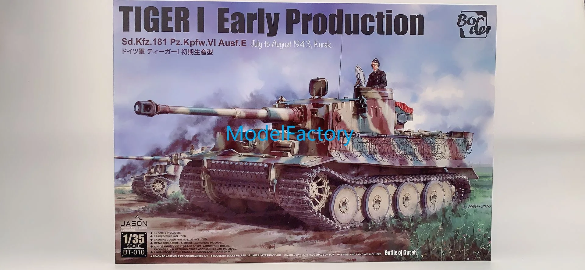 

Border BT-010 1/35 Tiger I Early Production - July to August 1943 Kursk