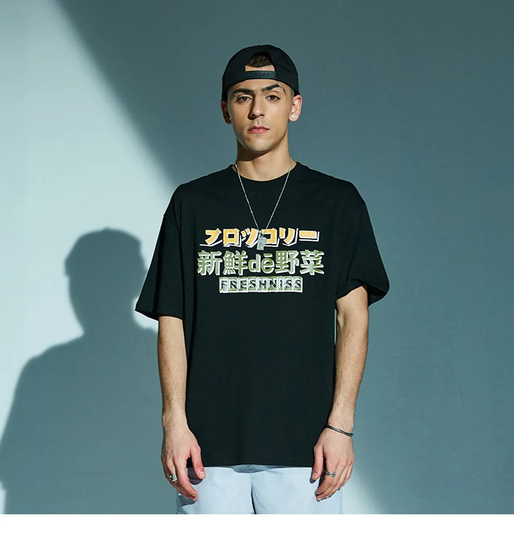 

2020 Men Hip Hop T Shirt Japanese Harajuku Cartoon Monster T-Shirt Streetwear Summer Tops Tees Cotton Tshirt Oversized HipHop