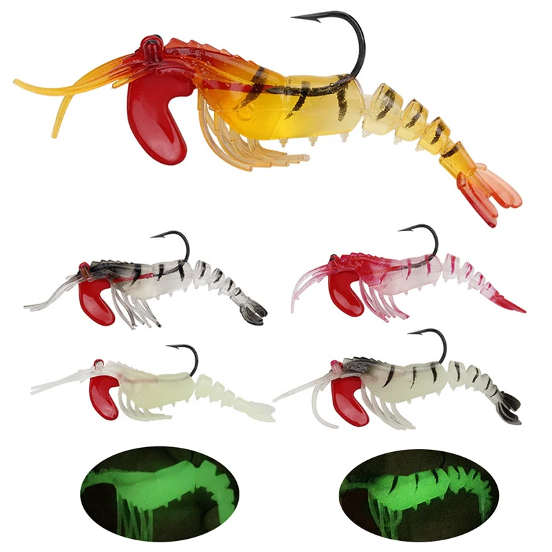 Мягкая рыболовная приманка со свинцовой головкой искусственные приманки