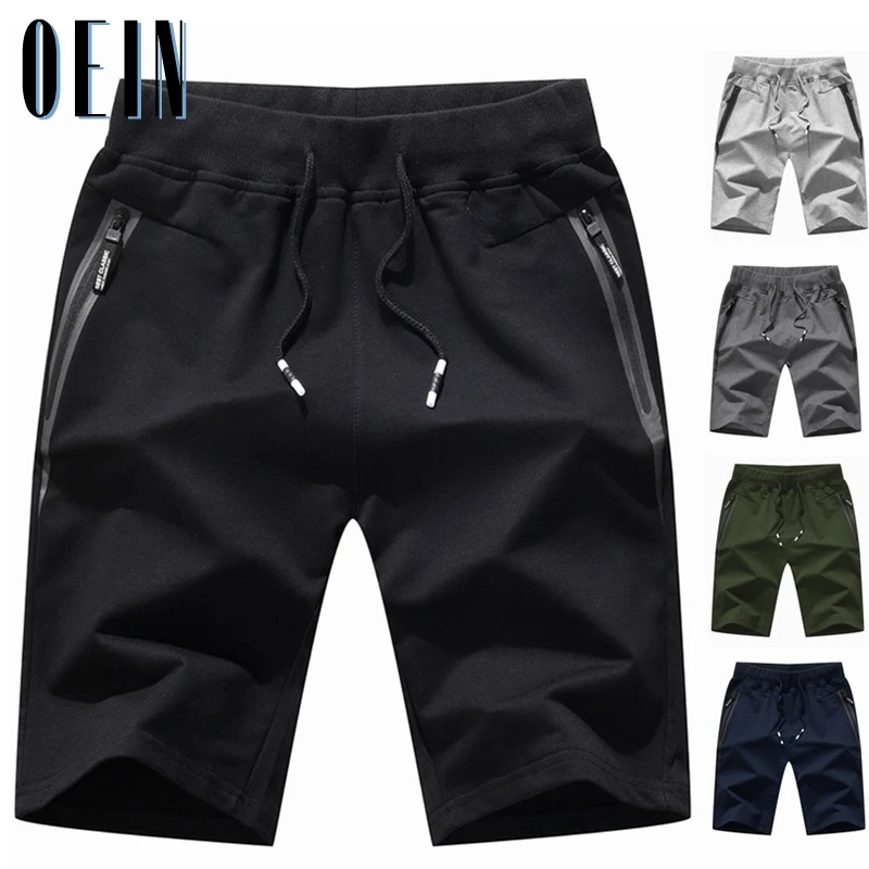 

OEIN Mens Clothing Summer Zipper Pocket Shorts 2021 Quick Dry Breathable Gym Breeches Bermuda Male 5xl Joggers Men Casual Shorts