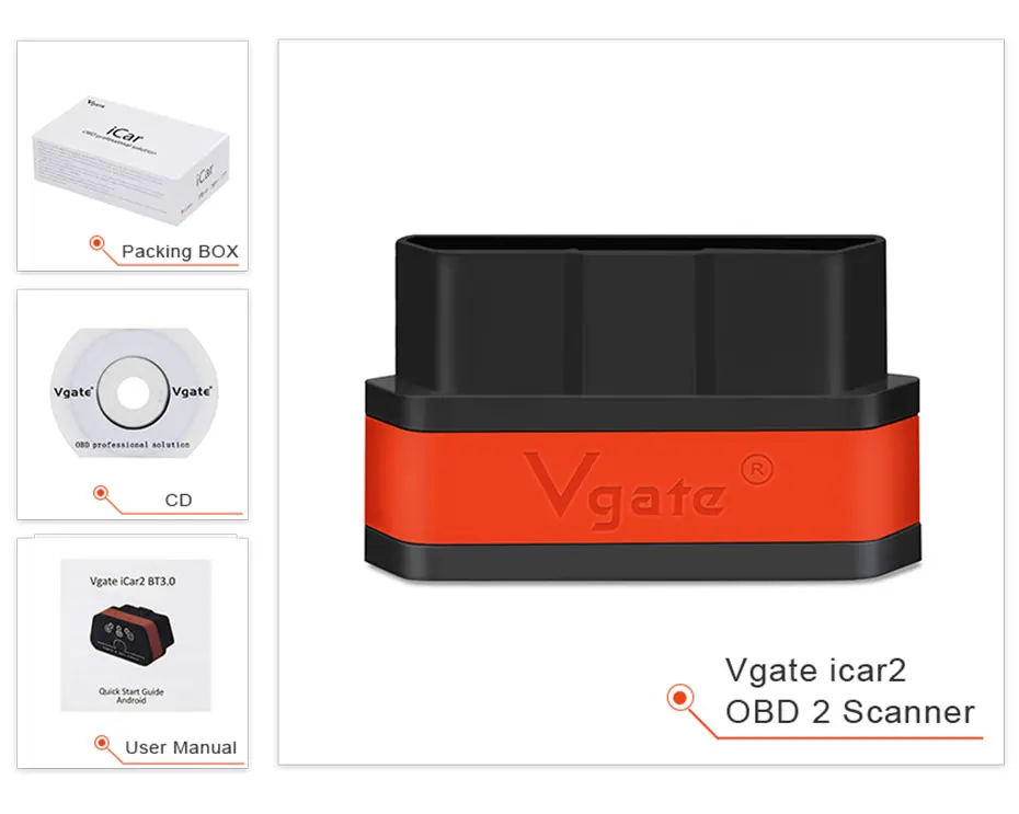 Vgate iCar pro obd2 ELM327 Bluetooth/wifi автомобильный диагностический сканер obd2 сканер автоматический диагностический инструмент elm 327 OBDII считыватель кодов