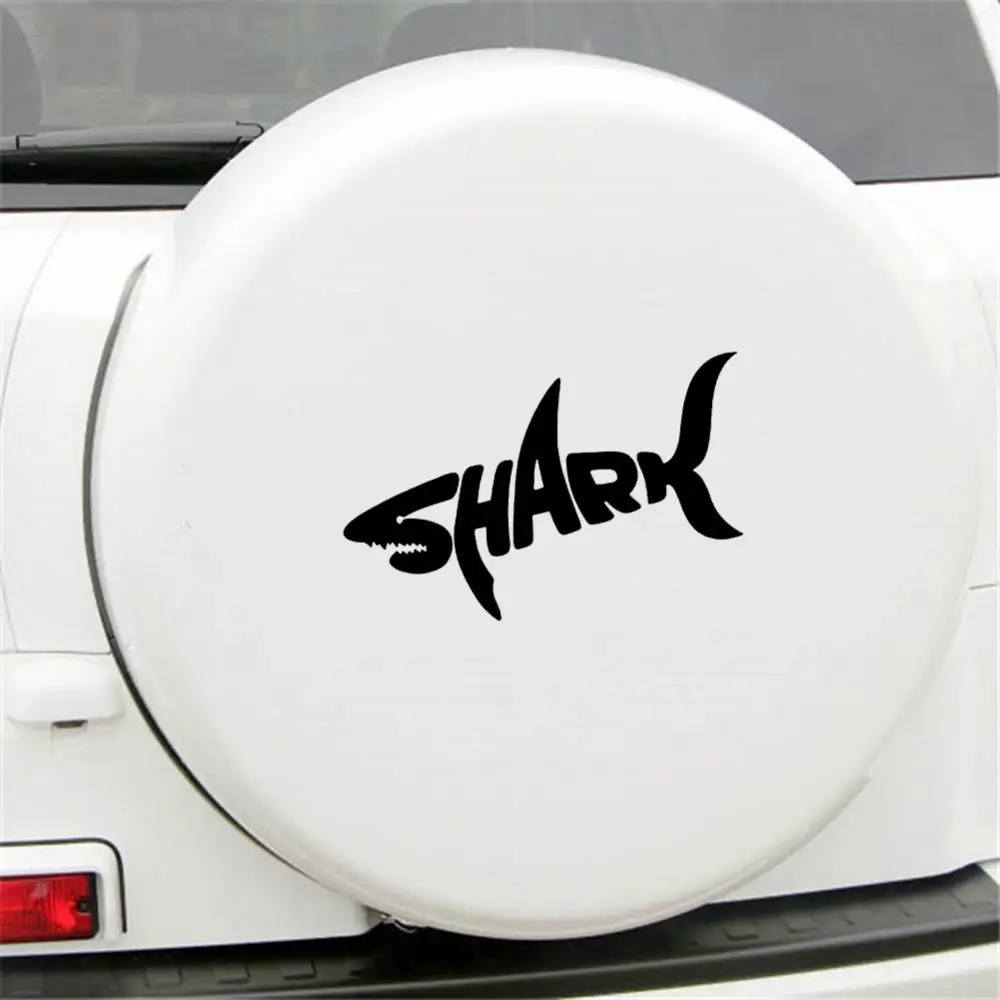

Fashion Shark Shape Letter Reflective PET Removable Sticker Decal Car Decoration