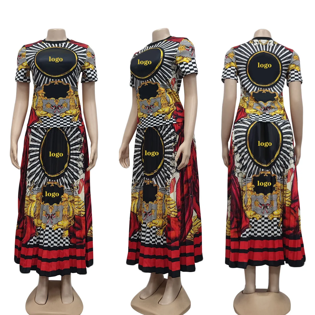 Элегантный товар 2019 летний сексуальный женский комплект из 2 цветов с длинным