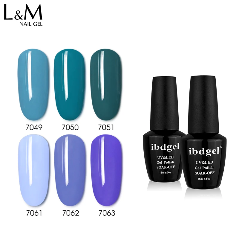 

ibdgel Summer Color UV Nail Gel Pretty 432 Color Top Coat Gel Varnish Soak Off Nail Art Gel Nail Polish Manicure Free Shipping