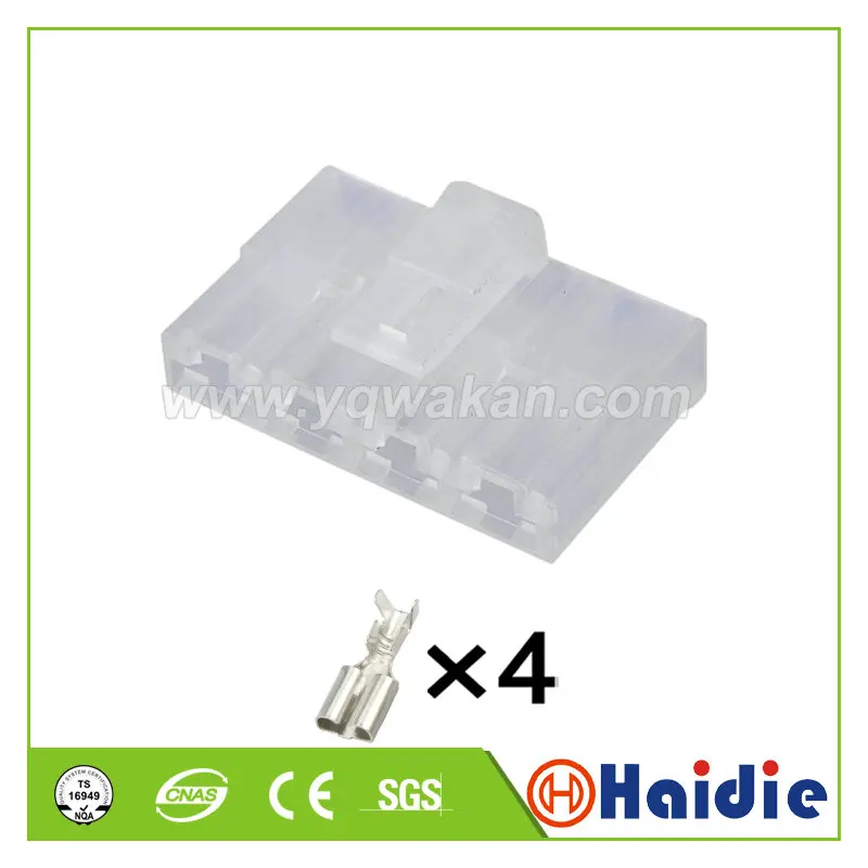 Бесплатная доставка 5 комплектов 4pin Авто Пластиковый корпус разъем провода harnes