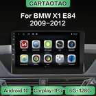 Автомагнитола 2DIN на Android 10 с GPS-навигацией, Wi-Fi, мультимедийным проигрывателем для автомобилей BMW X1 E84 2009 2010 20112012 DSP RDS IPS без DVD