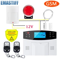gsm alarm system wireless wired detectors alarm smart home app englishrussianspanish