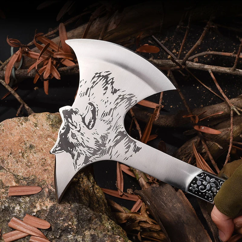 Топор для выживания топор из нержавеющей стали резки дерева охоты тактический
