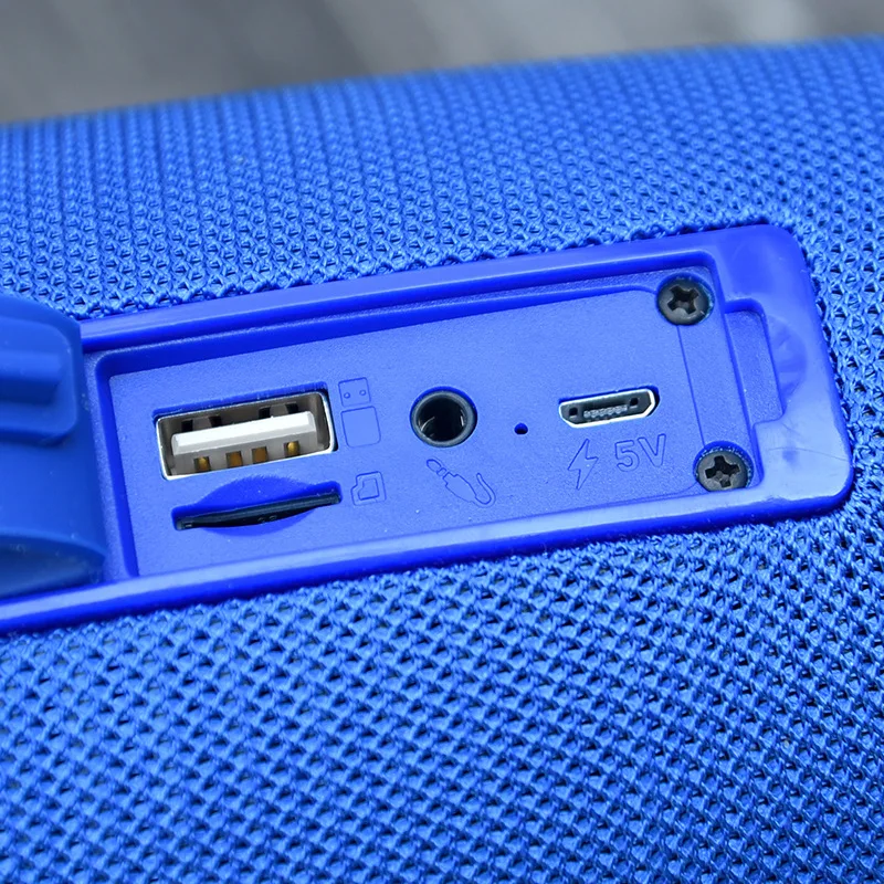 Портативная звуковая колонка 20 Вт водонепроницаемая Bluetooth с ручкой поддержка FM