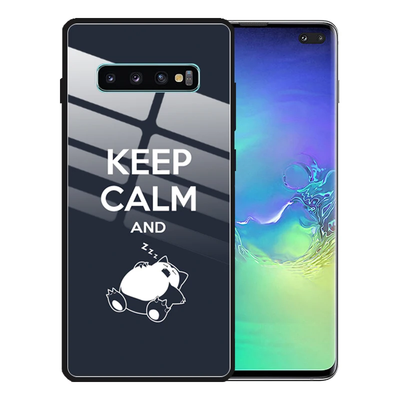 Роскошный чехол из закаленного стекла для телефона Samsung Galaxy S8 S9 S10 Plus S10E S20