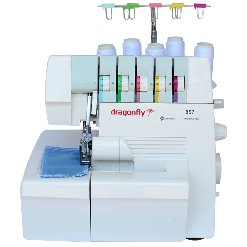 Швейная машина Overlock DF857 швейная с закрытым стежком модель марки Dragonfly|stitching sewing