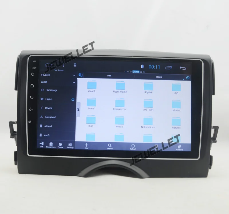 

9" octa core 1280*720 QLED screen Android 10 Car GPS multimedia Navigation for Toyota Mark X 2010-2014