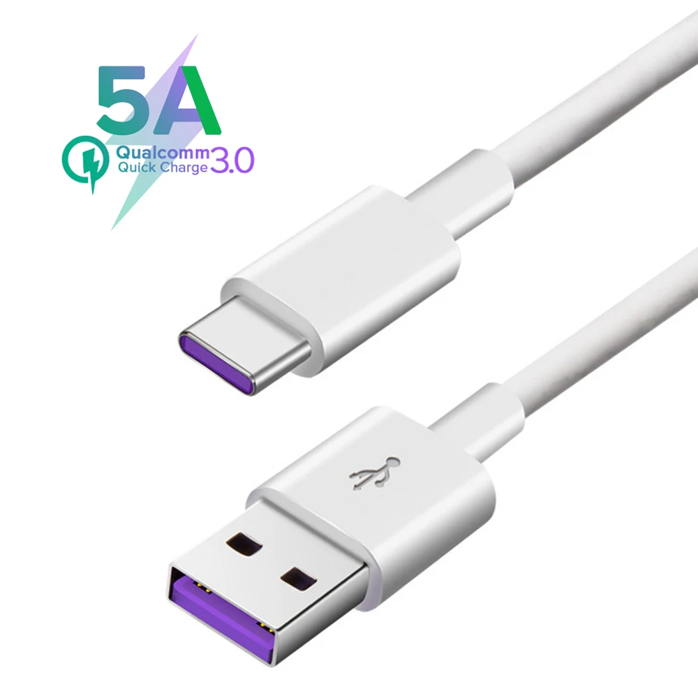 5А быстрая зарядка type C USB кабель для huawei Honor Supercharge кабели для передачи данных FCQ Quick Charge QC3.0 для Xiaomi samsung Nut Mei zu